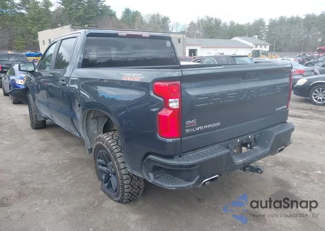 2021 Chevrolet Silverado 1500 4Wd Short Bed Custom Trail Boss из США, поврежденный, VIN 1GCPYCEF5MZ205577